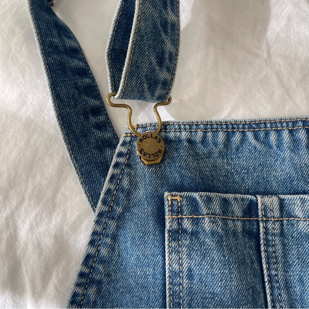ROLLA'S Blue Denim Overalls - Picture 2 of 5